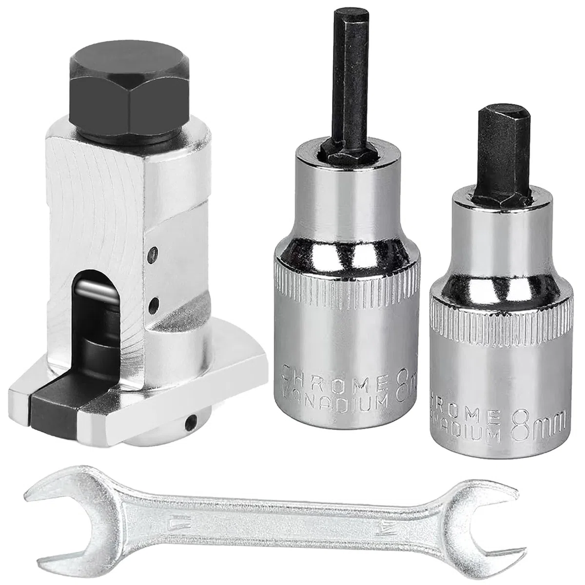 4 Piezas Herramienta Desmontaje Esparcidor, Separador Puntal Suspensión, Esparcidor Caja Rodamientos Rueda, Herramienta Reparación Amortiguadores Hidráulicos,Extracción Chasis Coche Mecánico Universal