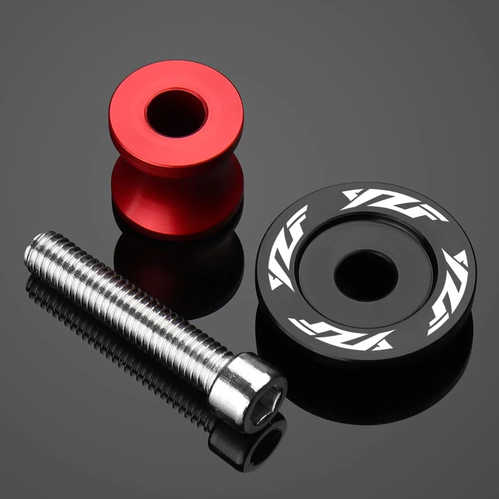 Diábolos Moto - M6 Brazos Oscilantes Tornillos del Soporte Motocicleta Aluminio Compatible YZF R1 R3 R6 R6S R25 R125 600R YZFR7 YZFR6