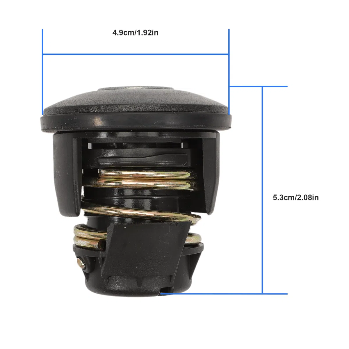 Cerradura con llave para tapa de depósito de combustible para Uno Panda Kasten 126 Elegant Cinquecento 5899119 46576969