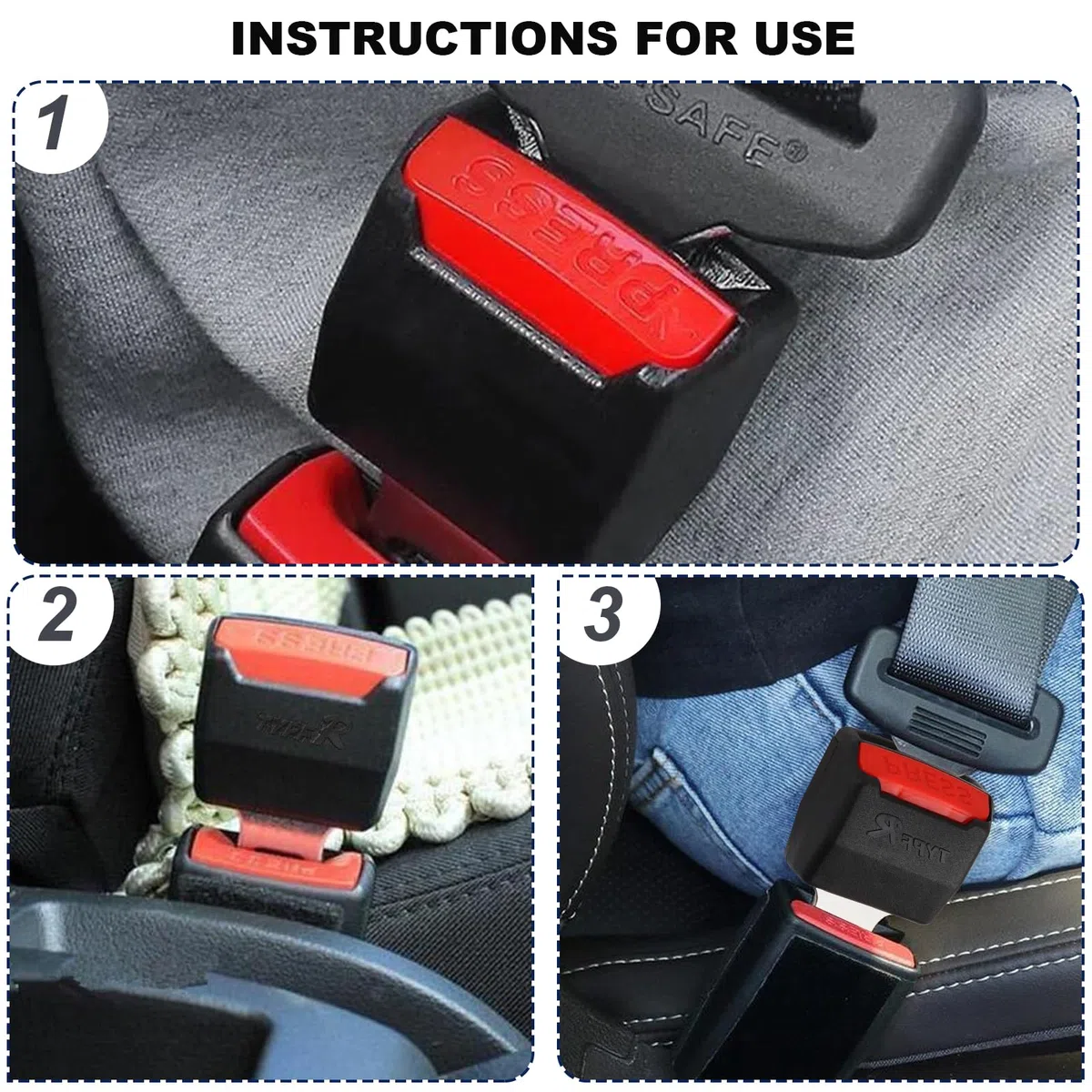 2 Piezas Interior de accesorios para automóvil 8.7CM， Adecuado para Piezas de Repuesto de la Mayoría de las Piezas de Coche