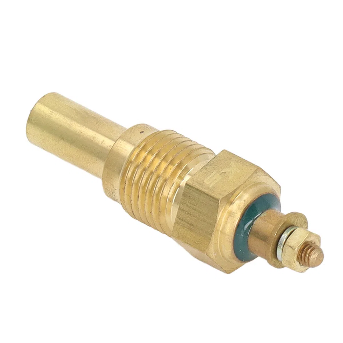 Sensor de temperatura del agua del motor compatible con la excavadora EX200 5 y el motor 6BG1 reemplaza el número OE 42571296 Construcción de latón Componente de monitoreo de