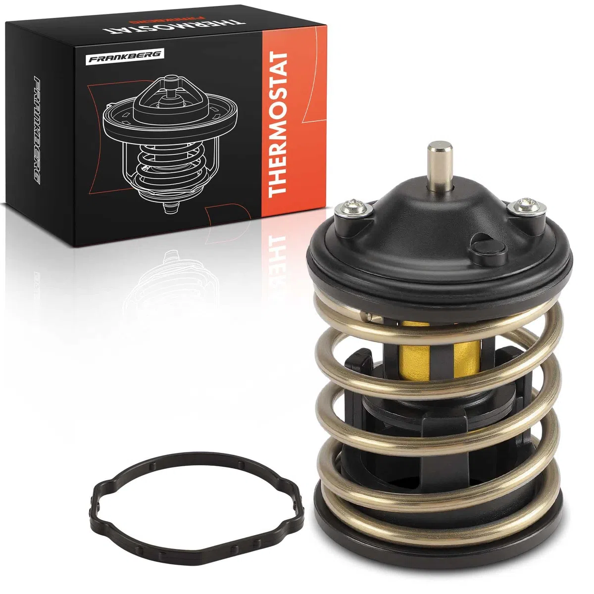 Frankberg Termostato Refrigerante Diesel Con junta Compatible con X3 F25 Serie 3 Touring F31 Serie 5 Touring F11 X1 E84 X3 F25 Replace# 11517805192