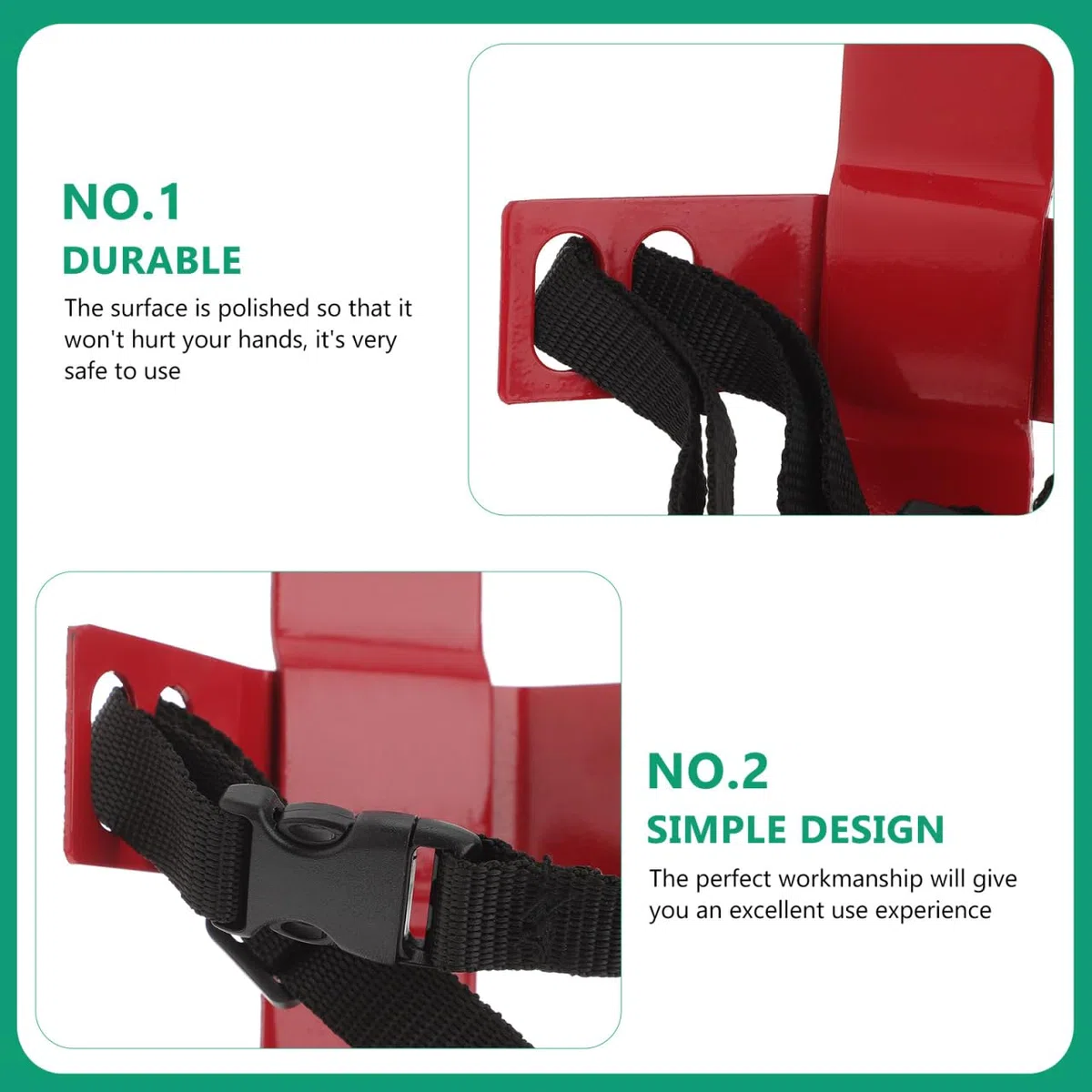 Veemoon Soporte Universal Para Extintor De Incendios De Hierro 14 Pulgadas Con Instalación Fácil Para Coche Y Hogar Seguridad En Emergencias