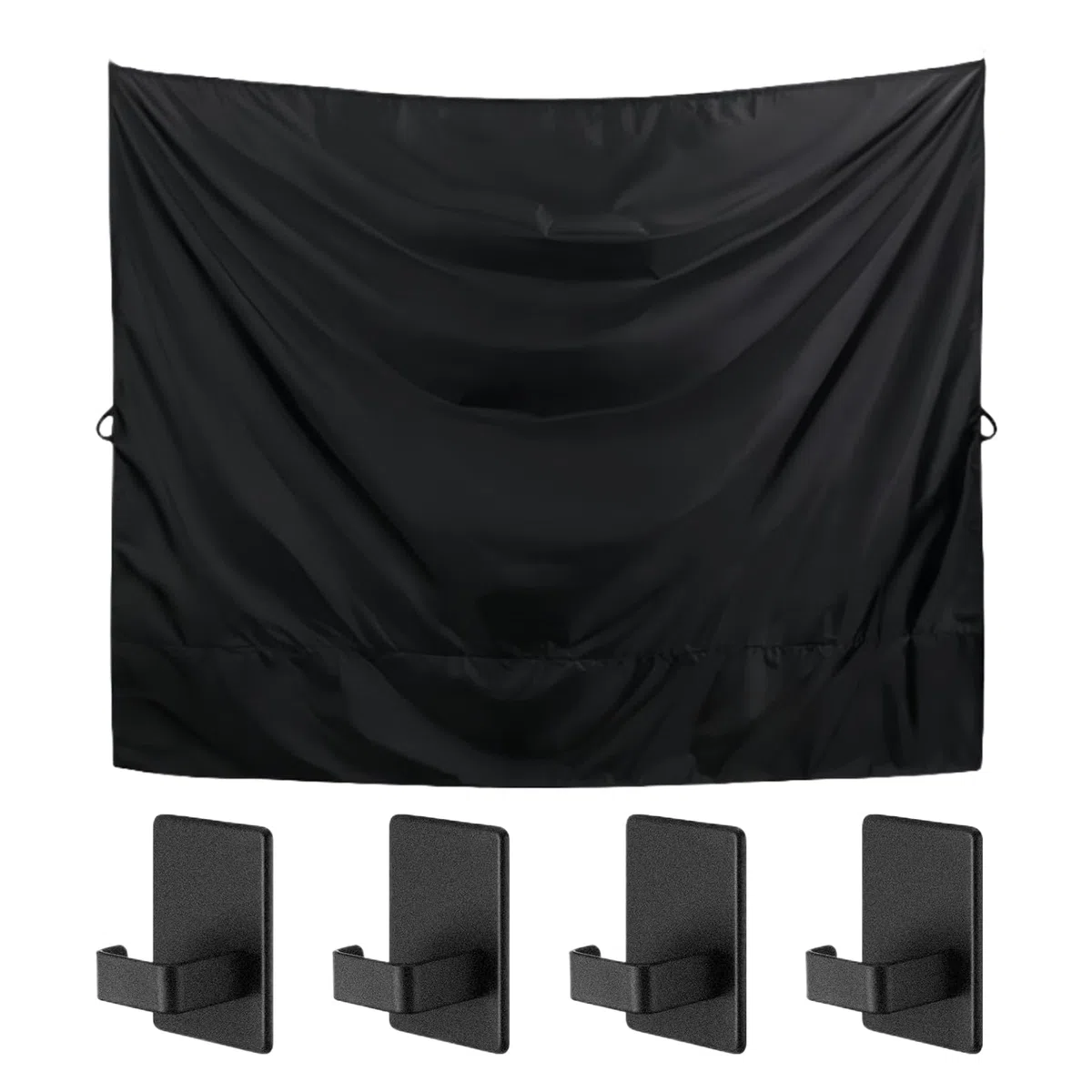 Cortina de Ducha para Camping en Coche,Cortina de Ducha para Puerta Trasera de Furgoneta con Ganchos Magnéticos | Accesorios Automotrices Cubierta Impermeable Exterior para Furgoneta Autocaravana