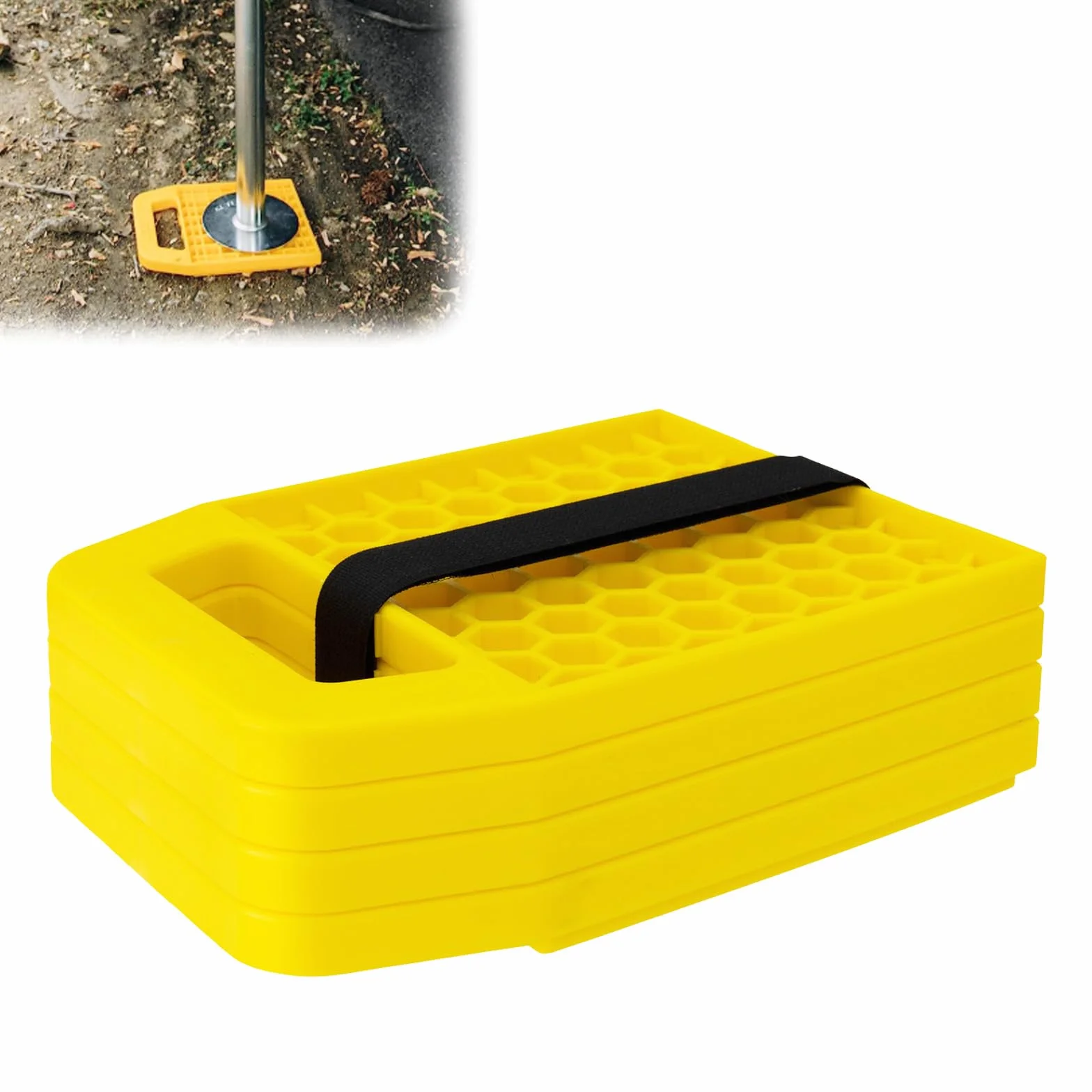 Almohadilla Para Gato De Caravana, Almohadilla De Gato Estabilizador RV, Bloque De Nivelación De Gato, Placas De Soporte Para Caravanas, Bloques Niveladores Para Autocaravana
