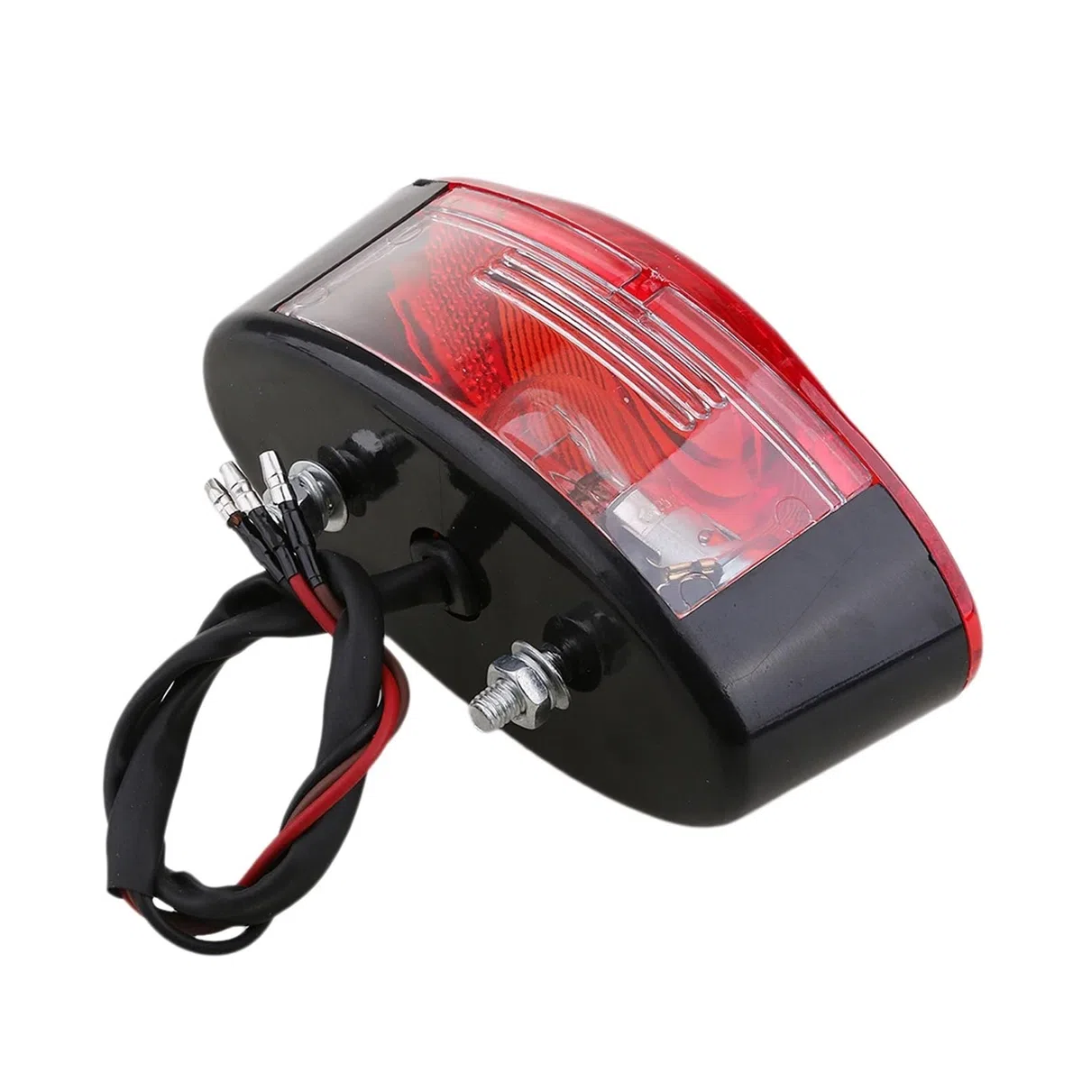 Parada luz Trasera Bombilla de 12V para Motocicleta, Quad ATV, luz Trasera para matrícula de Freno de Carrera, Compatible con Universal Dirt Pit Bike ATV UTV Buggy