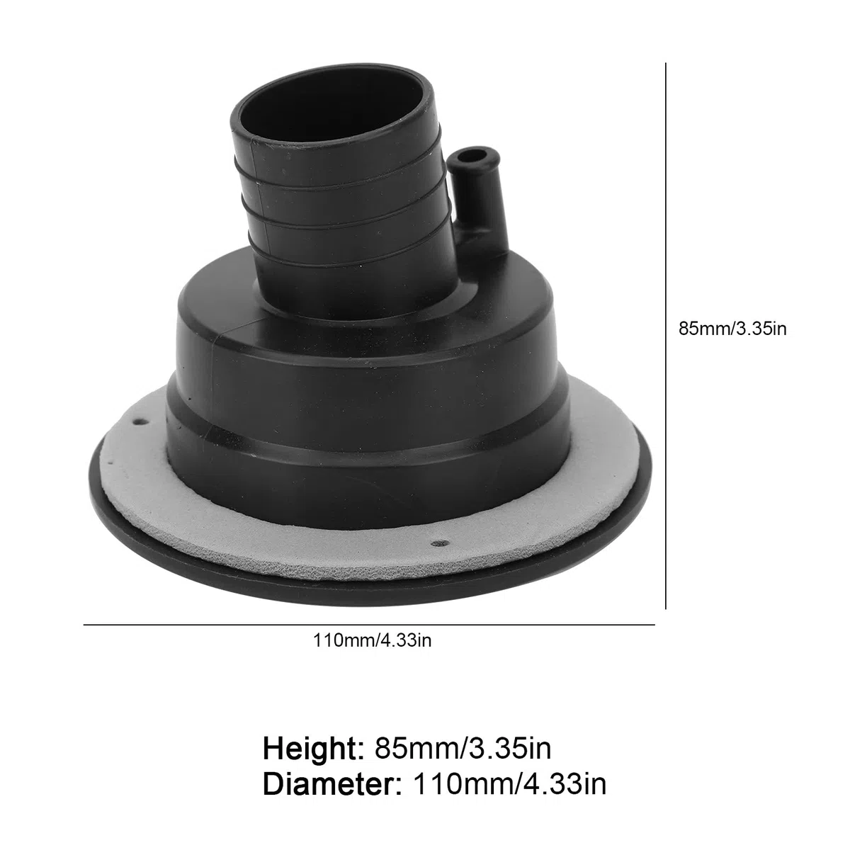 Tapa del Tanque de Agua,Adaptador de Llenado de Agua para Autocaravana, Entrada de Agua de RV con Cerradura, con 2 Llaves para Remolque Barco Caravana Camping, Autocaravana(Negro)