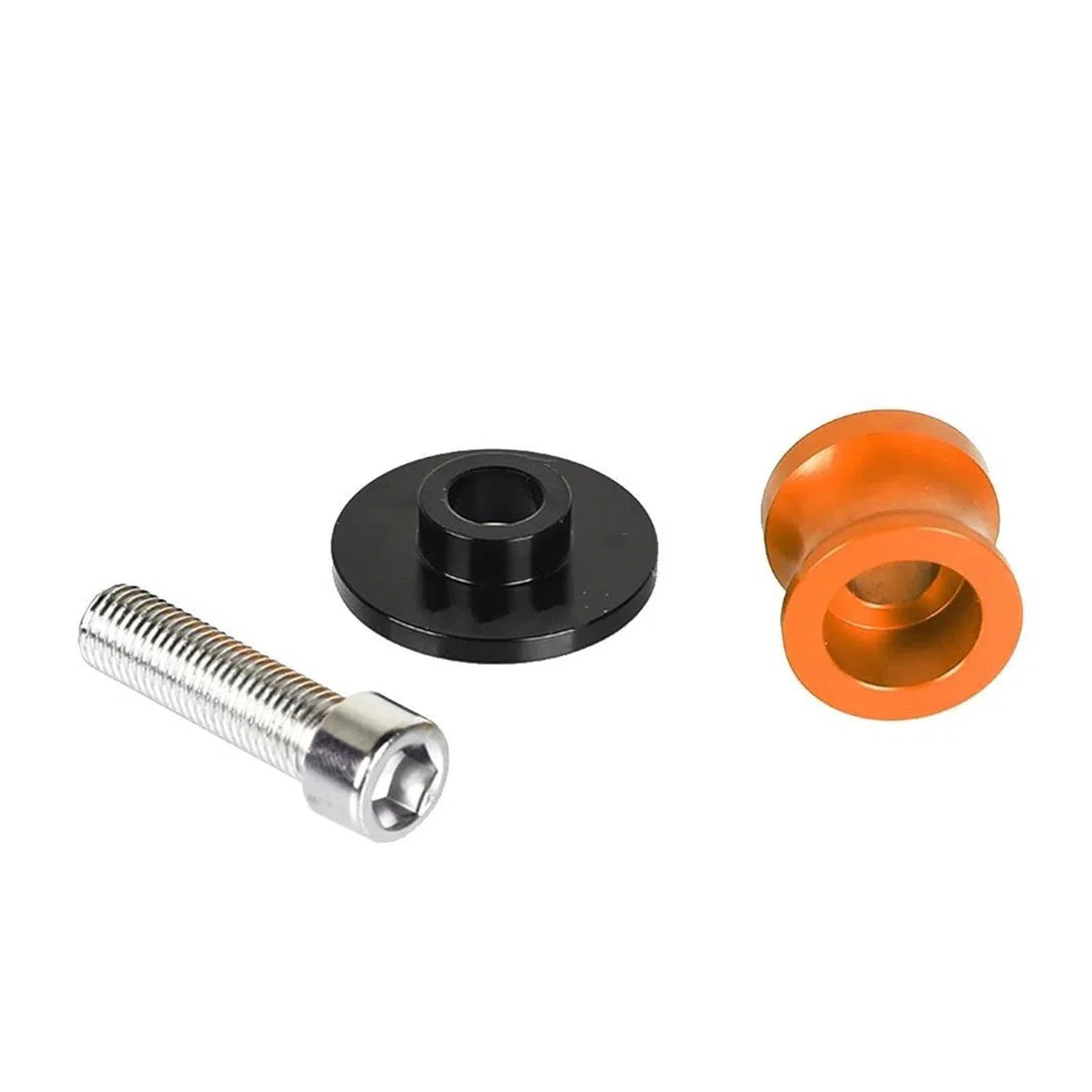 Diabolos Motocicleta Para DUKE 390 690 790 890 990 Tornillos Y Tapas Para Soportes De Basculante De Motocicleta M10 Carretes Basculante(naranja)