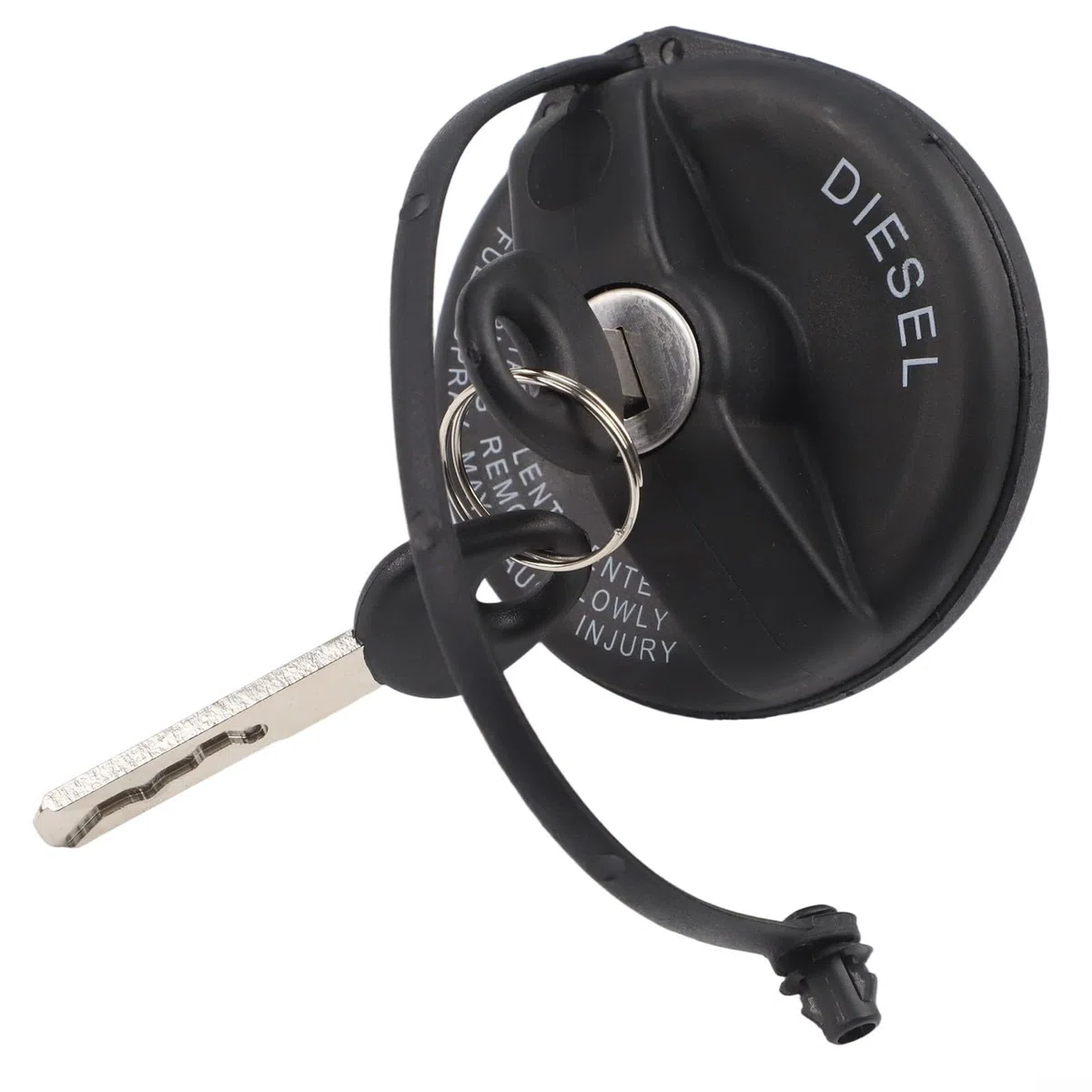 Tapón de depósito de combustible con cerradura para Fiat Ducato, para Boxer y para relé (2006-presente), tapa negra ABS con 2 llaves, OEM 71802900