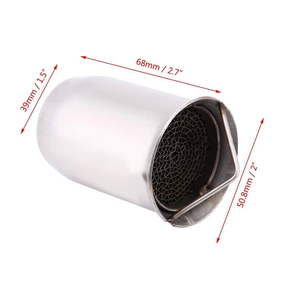 Broco DB Killer, Escape 51mm motocicleta universal tubo de escape Silenciador de ruido DB Killer Eliminator estilo 4