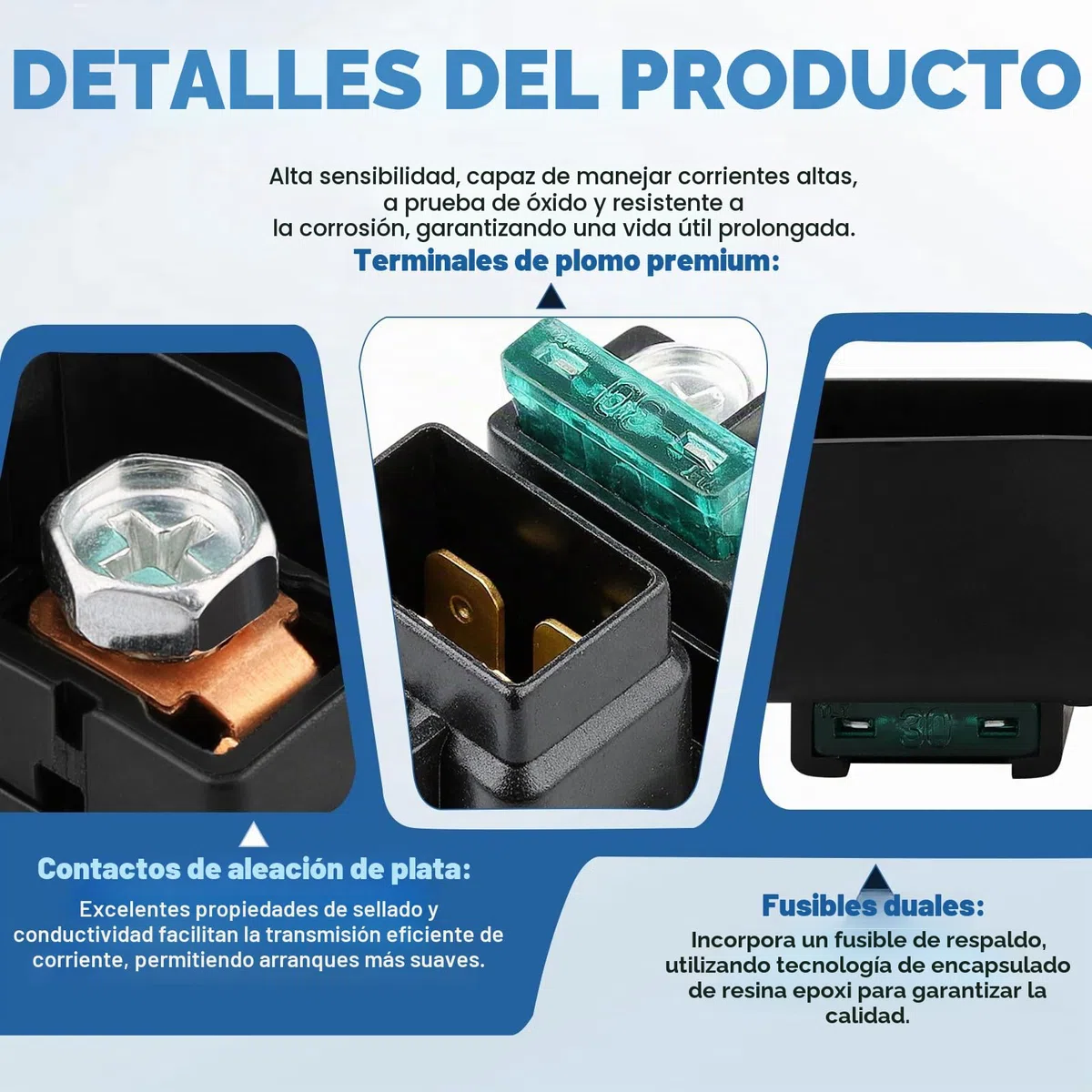 Relé De Arranque para Suziki GSF600S BANDIT 600 1996-2003 GSF1200 DR650 GSXR600 GSXR750 GSX1300R Hayabusa GSXR1000 LTZ400 QuadSport Triumph Street Triple 675/675 R 675 RX 1050