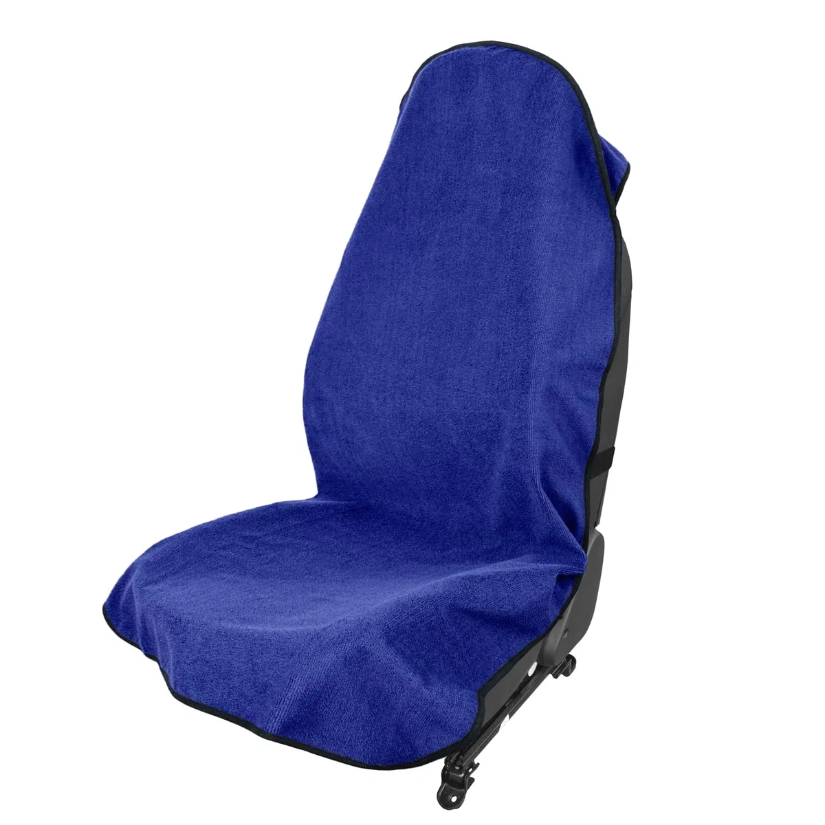 Funda Protectora Impermeable para Asiento de Coche,Cubre Asientos Antisudor, Ajustable para Coche, Camión y SUV, Ideal para Gimnasio, Playa y Viajes (Azul)