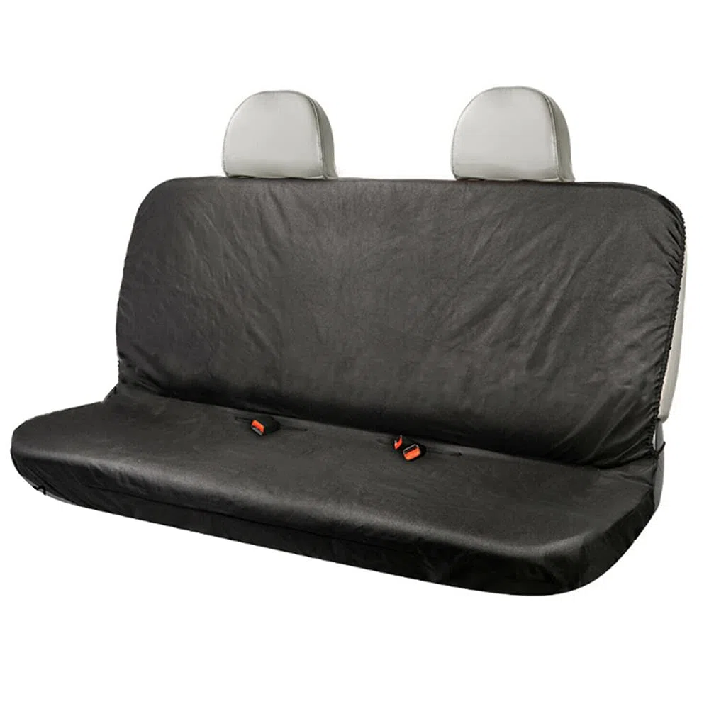 ETOPARS Funda para Asiento de Coche Universal Protector de Asiento Coche Impermeable Cubierta del Asiento Trasero Amortiguar Negra