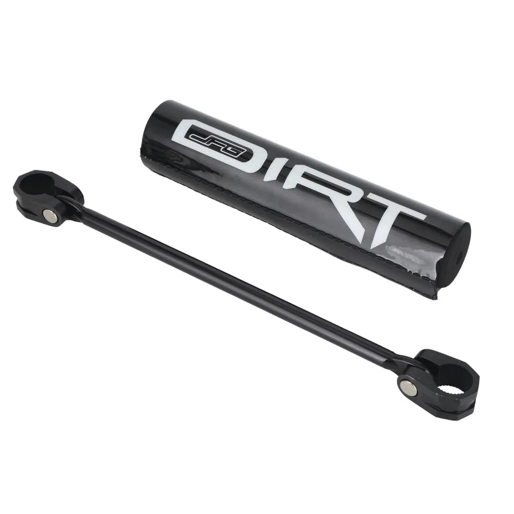 Barra transversal de motocicleta de 300 mm para manillar de motocross, enduro, rally, color negro