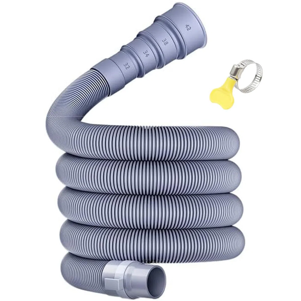 Accesorios Tuberías Residuos Caravana, Tubo Antifugas Autocaravana, Recambios Motorhome, Adaptador para Cámper y Remolques | Estanco y Compacto (8m)