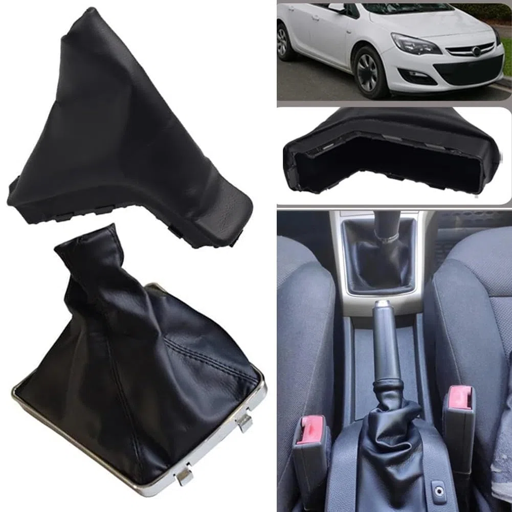 Pomo de palanca de cambios y freno de mano de estacionamiento con funda para Opel Astra H modelos de vehículos