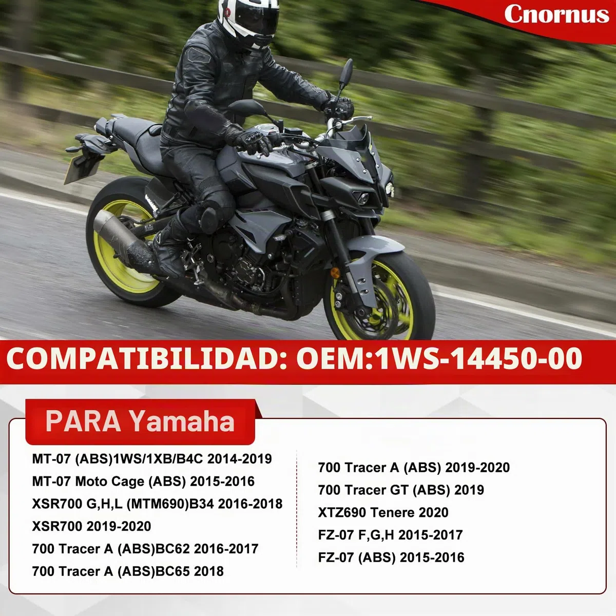Filtro de Aire para YAMAHA FZ-07 2015-2017/ MT-07 2014-2020/ XSR700 MTM690 2016-2020/ XTZ690 Tenere 2020/700 Tracer 2016-2020