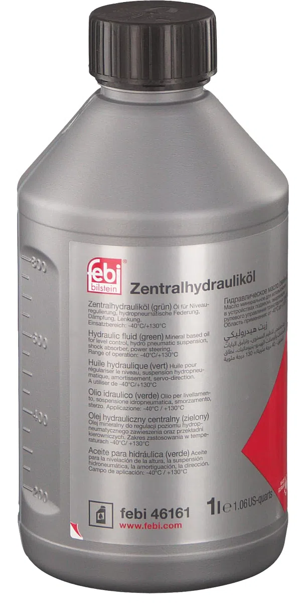FEBI BILSTEIN 46161 Aceite hidráulico para hidráulica Central, dirección asistida y Control de Nivel (Verde), 1 litro