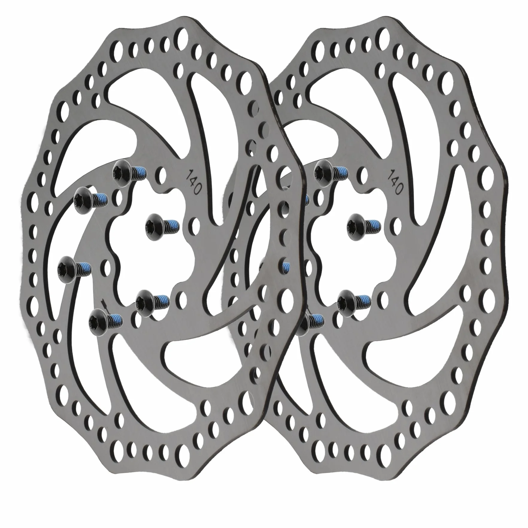 Disco de freno de 140 mm para patinete eléctrico Dualtron 2 Dualtron 3 Dualtron Eagle Urbanglide E-Cross pro - Kukirin G2 Max - Kugoo Kirin M4 Pro, Dualtron Togo Limited (2 discos 140) (2 unidades)
