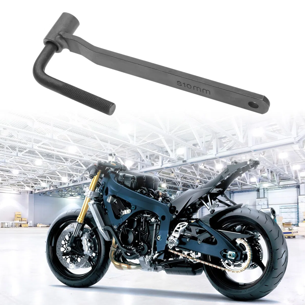 ECSiNG 3 Uds Herramienta de Ajuste de Válvula de Motor 8mm 9mm 10mm Hexágono 3,1mm 3mm 3,5mm Agujero Cuadrado Llave de Tornillo de Motor de Motocicleta Herramienta de Válvula