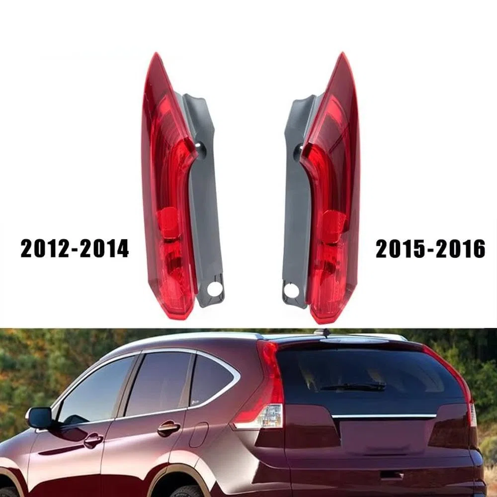 autopartes Para CRV 2012 2013 2014 2015 2016 Parachoques Trasero Del Coche Luz Trasera Superior Cubierta De La Lámpara De Freno Estacionamiento Reverso Sin Bombillas(Right Upper 12-14)
