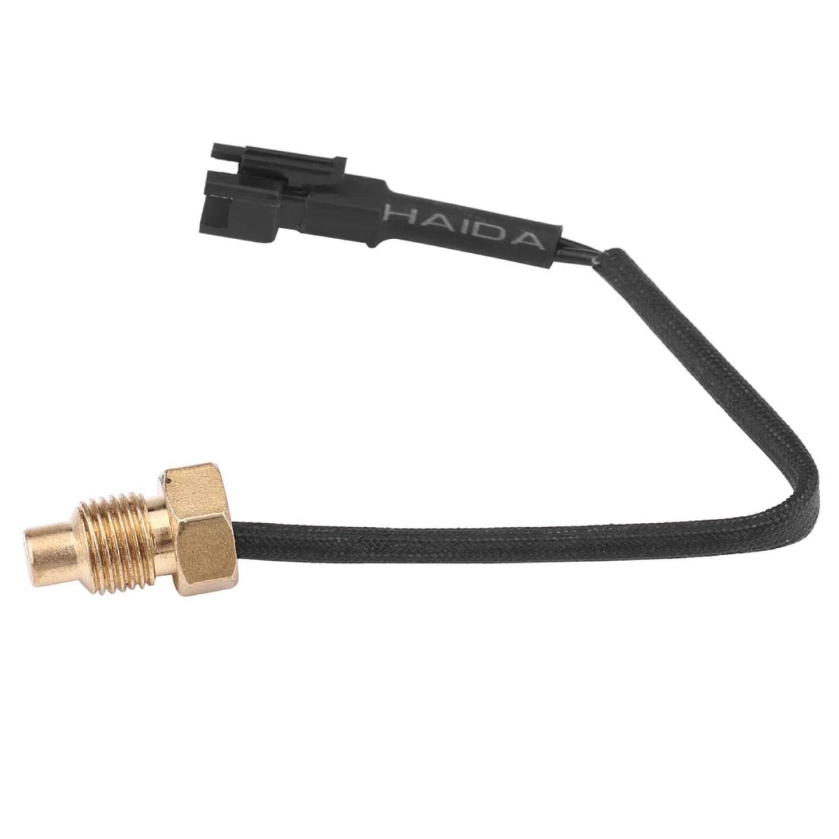 Yctze Termómetro universal para motocicleta de 12 V, 0-120 ℃ Termómetro digital para motocicleta Luz de fondo LED Medidor de temperatura del agua para scooter de carreras