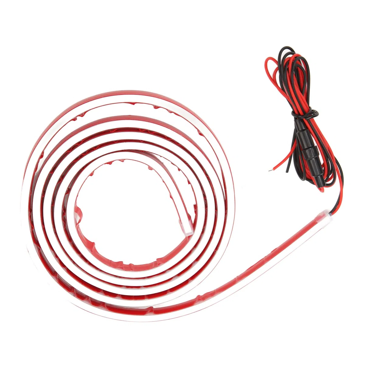 Tira de Luces LED para capó de Coche de 10W, Barra de Luces de Decoración Exterior de Motor de 180cm de Longitud para Coches, SUV, Camiones (Rojo)