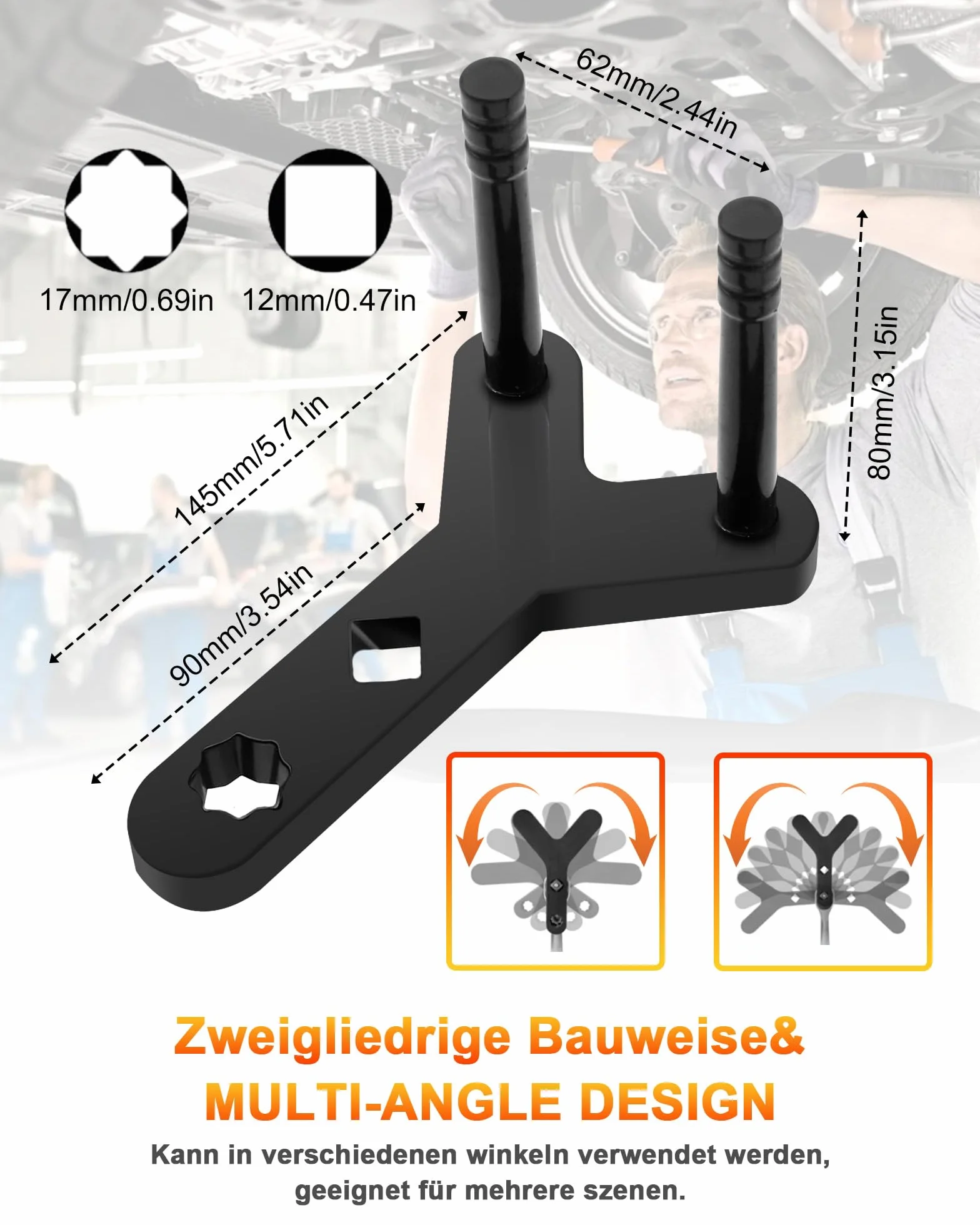 RUIZHI Herramienta de brazo de suspensión universal, herramienta de palanca pesada para brazo de suspensión inferior, herramienta de palanca para brazo de control inferior, herramienta de prying tool,