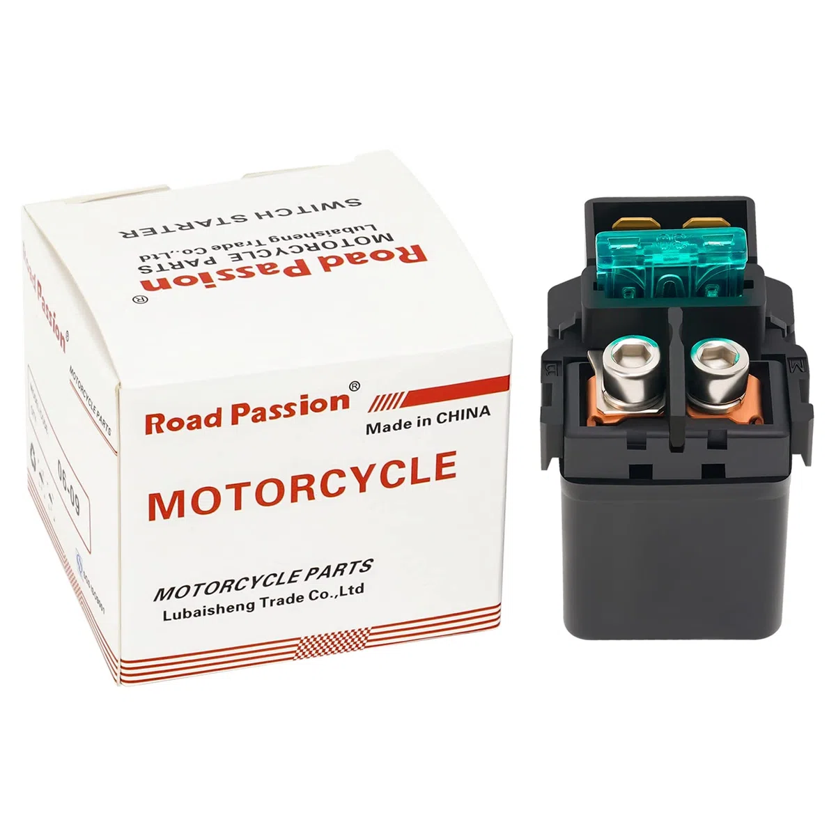 Road Passion - Motocicleta Arranque del Relé Solenoide para KAWASAKI KLX140 08-UP KSF450 KFX 2008-2014 KVF 650 a/b/d/e Prairie/Brute Force 2002-Up