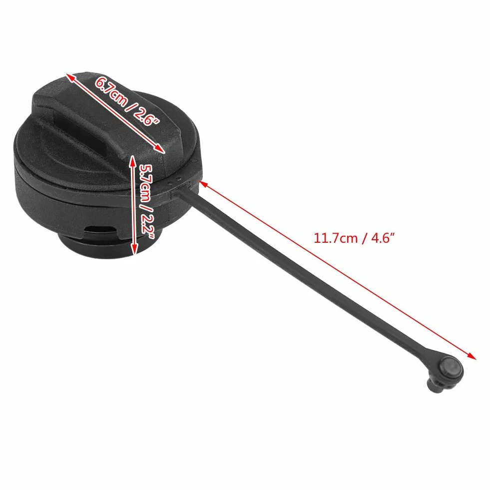 VOBOR Tapa del Tanque De Combustible, Tapón del Deposito Combustible, Tapa del Tanque de Gasolina Compatible con Audi VW t5 Passat Skoda Golf 3 4 5 6