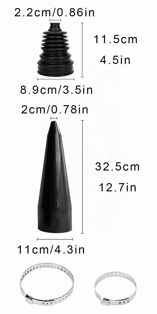 Fuelles de eje para automóviles, con abrazadera, herramienta de expansión, Fuelle de eje, Fuelle universal, Kit de fuelles de eje de transmisión, Fuelle de fuelle de eje,Kit de fuelle de eje universal