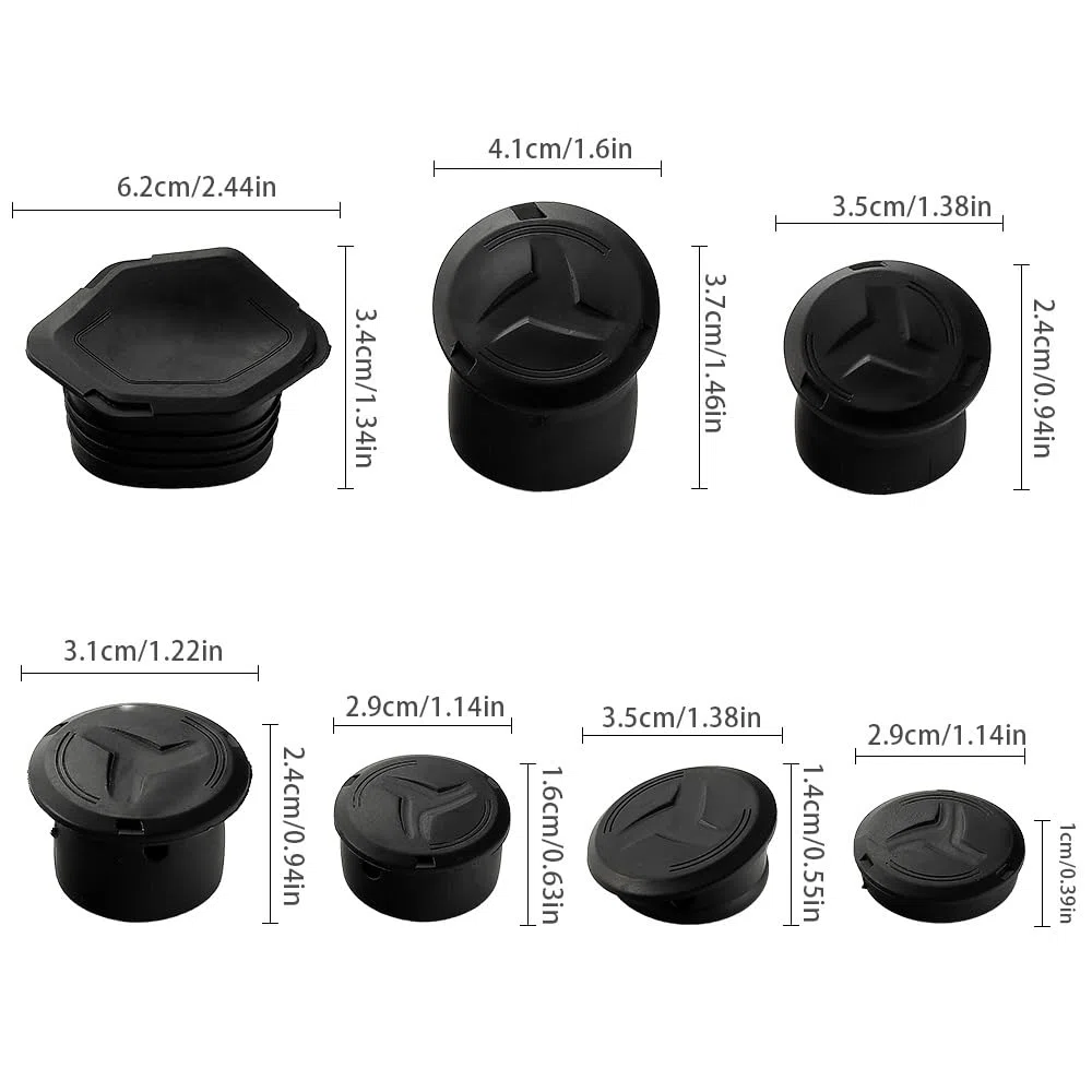 Tapón de orificio de chasis para motocicleta, kit de tapones para tapa de orificio de chasis para BMW R1300GS, R1300, R 1300 GS Adventure, R 1300GS 2023