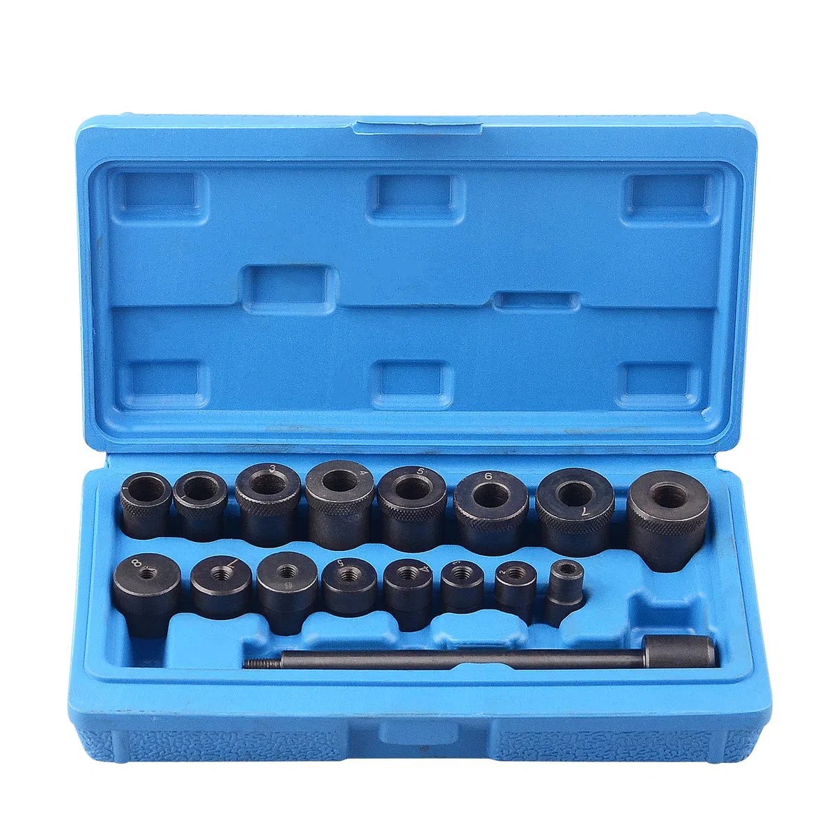 DAYUAN Kit universal de herramientas de alineación de embrague de 17 piezas, herramienta de transmisión de rodamiento de mano