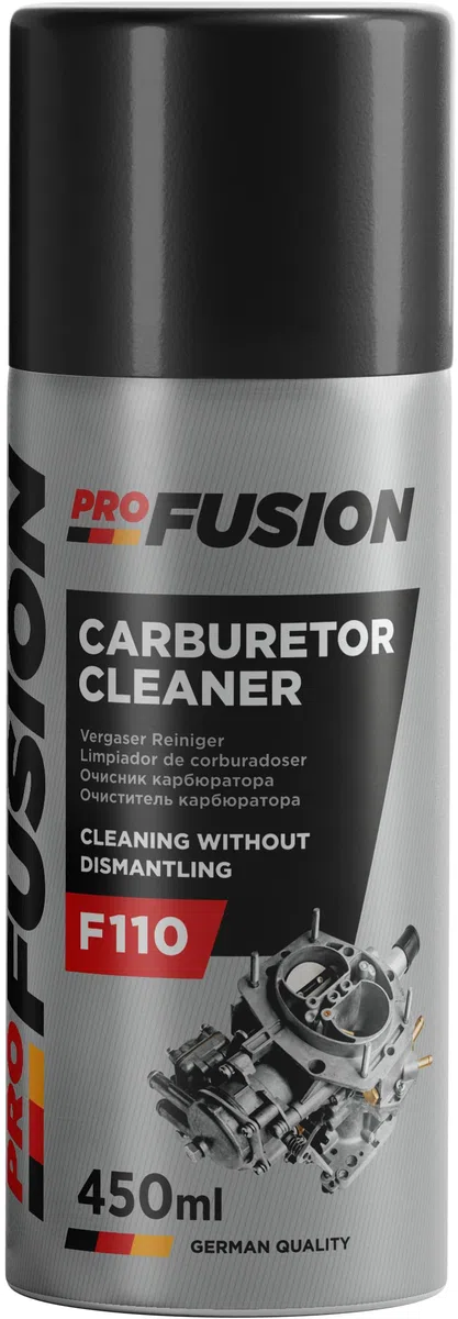 ProFusion Limpia Carburadores Pack de 3 - Carburetor Cleaner - Elimina los Depósitos de Carbono, Polvo y Alquitrán - Aditivo para Limpiar Válvula EGR - 450 ml