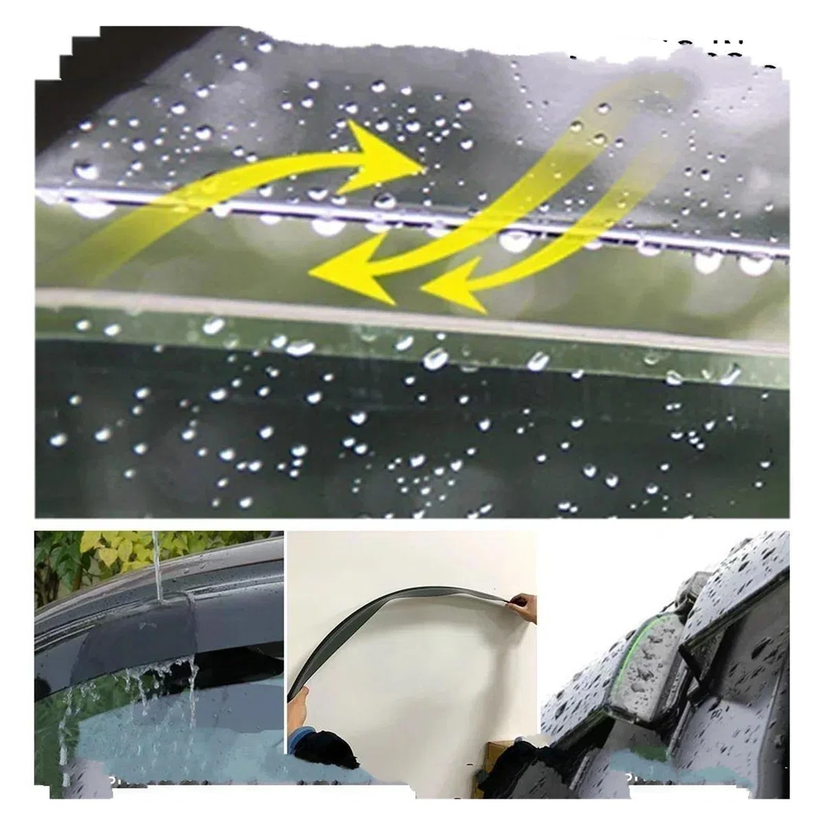 Deflectores Viento Ventana Viseras Viseras Ventanas Protectores Contra Lluvia Para Compass Mp 2018-2025 Deflectores Viento Protectores Lluvia Viseras Puertas Viseras Ventilación