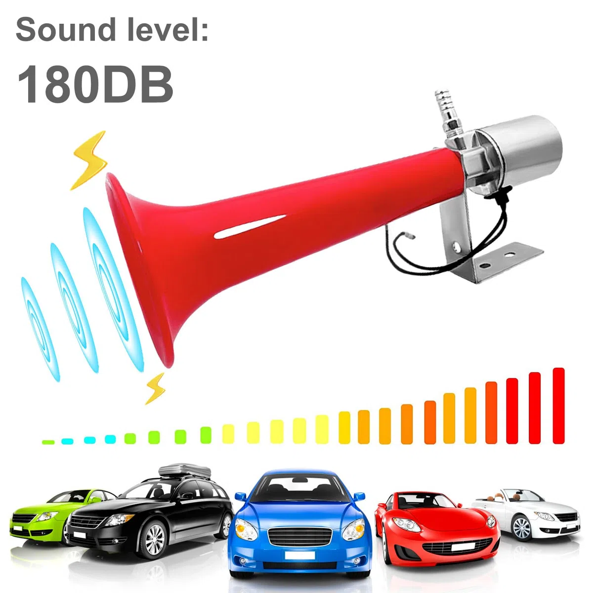 Cuerno de silbato turco, 12 V/24 V, bocina neumática, bocina de camión, caravana, silbato de presión para coches, camiones, suv motos