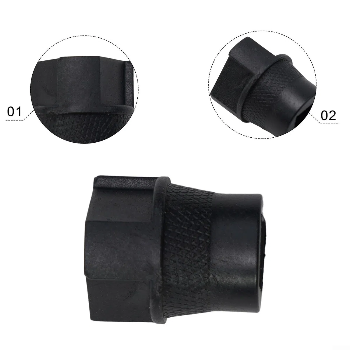 Llave de tapa de llenado de aceite de motocicleta de 3/8 pulgadas para BMW para modelos R1200GS R1200R R1250GS R1250RS incluyendo R1200RT R1200S R1200ST poliamida de plástico