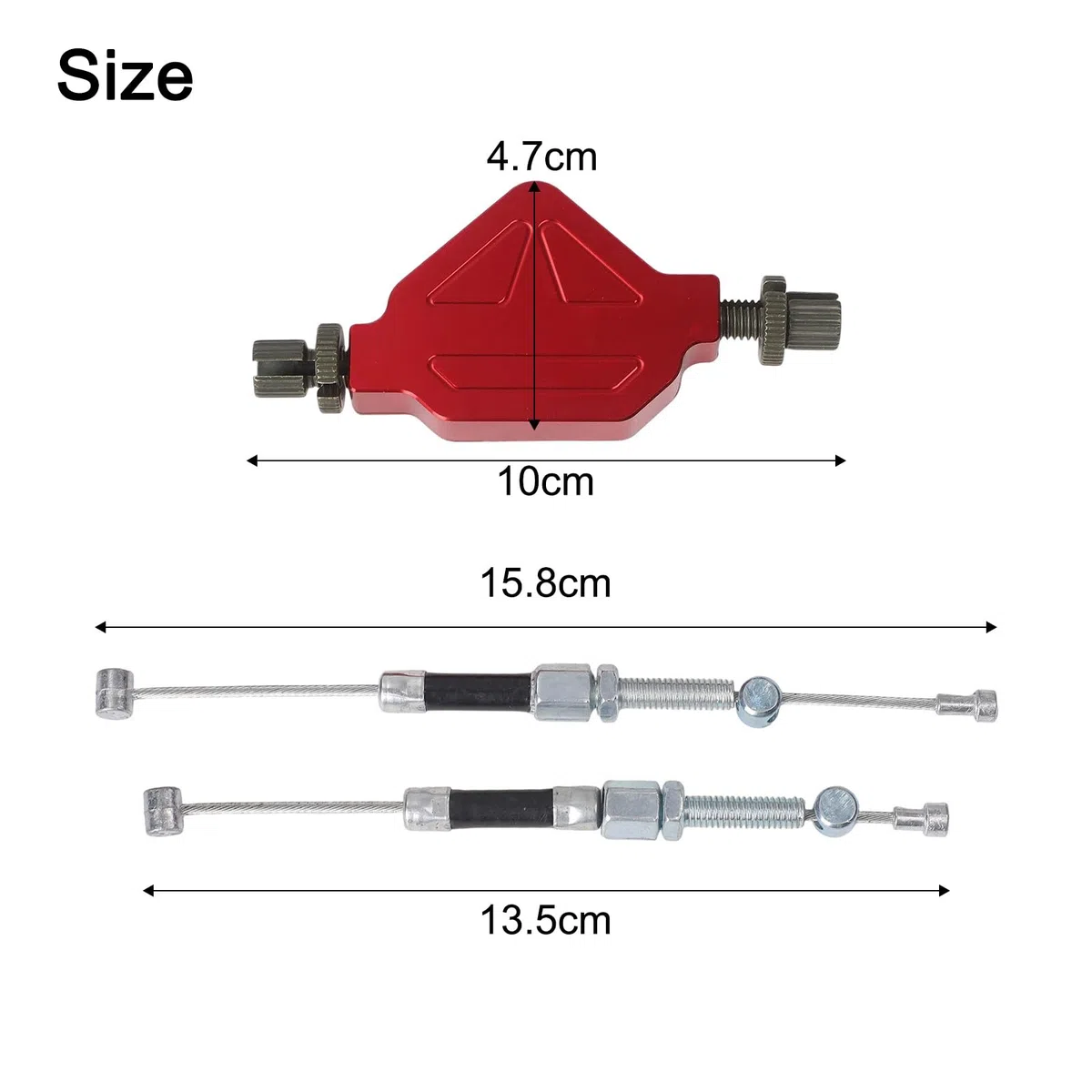 Control de embrague sin esfuerzo con nuestro avanzado sistema de cable de tracción para motocicleta (negro)