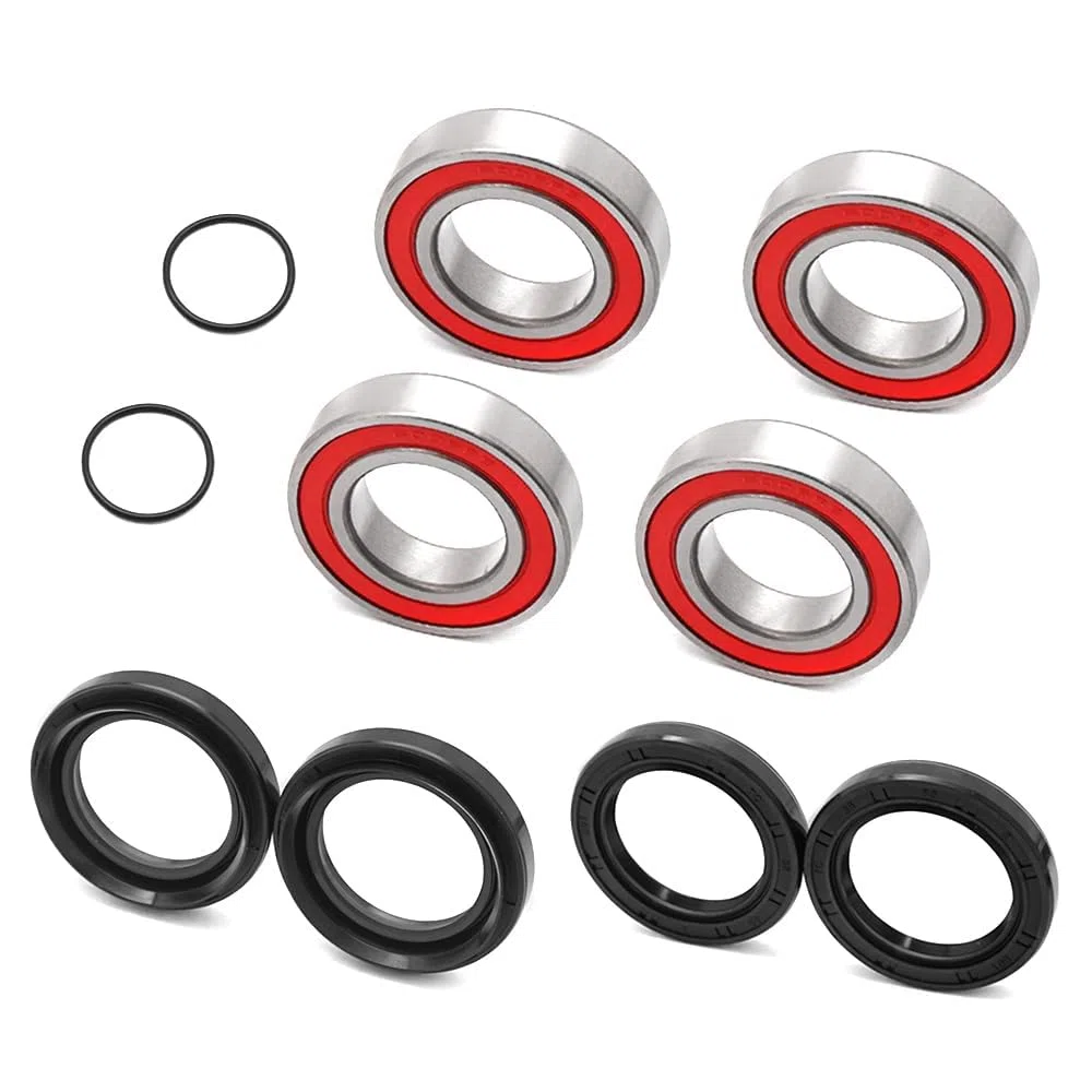 Rodamientos y sellos de rueda delantera apto para Yama-ha Big Bear 350 400 Grizzly 350 400 450 Kodiak 400 450 Wolverine 350 450 Rhino 450 660 700