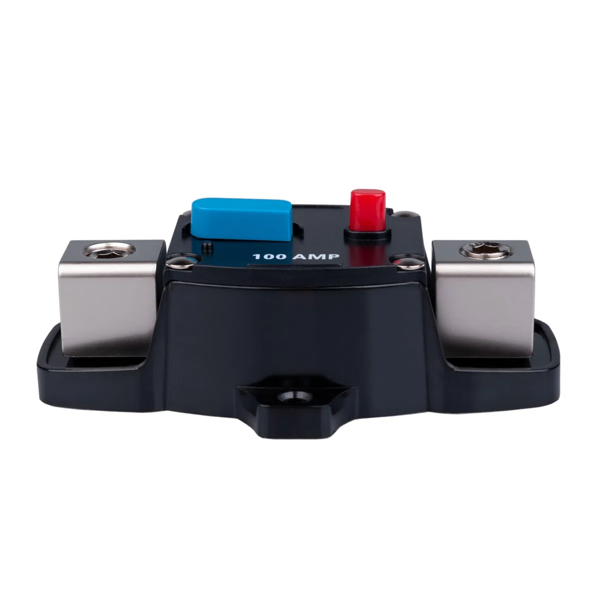 Disyuntor de 100 AMP 100A con Portafusibles En Línea de Recuperación Automática Bloque Inversor Reiniciable DC 12V-48V Manual para Motor de Arrastre Audio para Coche Automóvil Marina RV Barco Camión