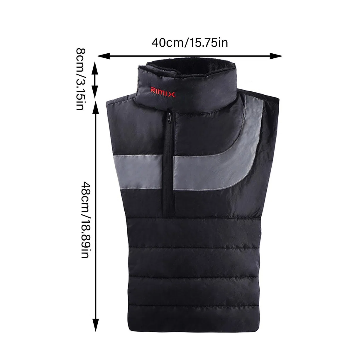 Lambo Calentador de cuello para hombro de motocicleta, calentador de cuello a prueba de viento, bufanda para el pecho, hombro y cuello, protección térmica impermeable para el cuello, calentado para