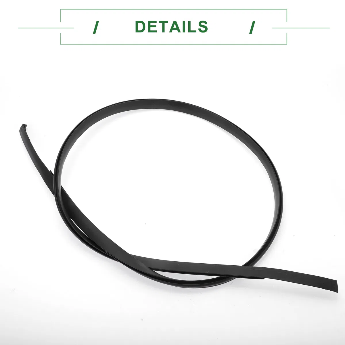 Motoforti Tira De Sellado De Techo Moldura De Sellado De Techo De Toldo Solar Para Toyota Yaris Sedán 2007-2012 Caucho Lado Izquierdo No.7555252140 Negro 1 Pc.