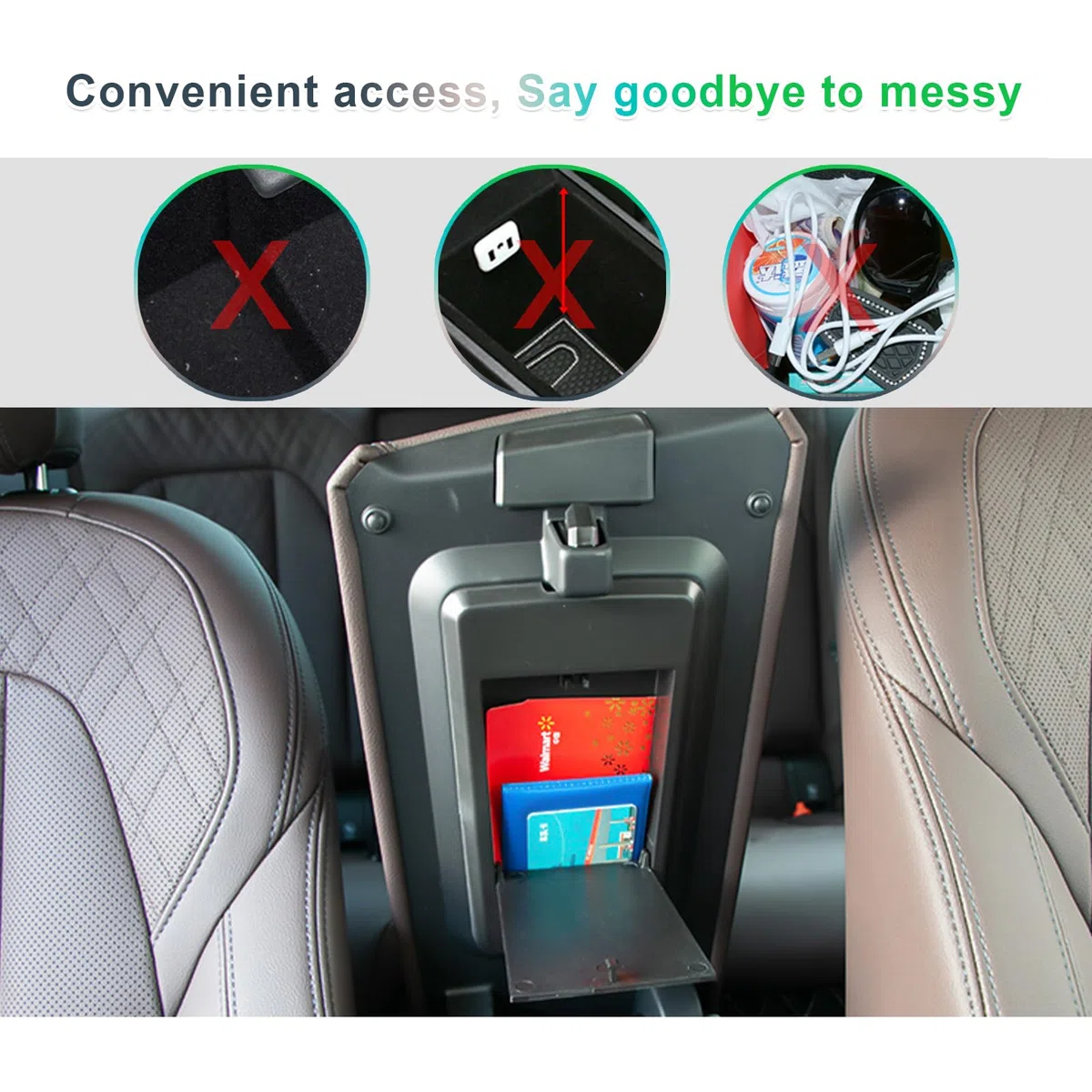 GAFAT Compatible con BMW Serie 3 G20 G21 2019-2024 2025/Serie 4 G22 i4 G26/i3 G28 2023-2025 Consola Central Caja de Almacenamiento, Reposabrazos Oculto Compartimento Organizador, Serie 3 G21 Accesorio
