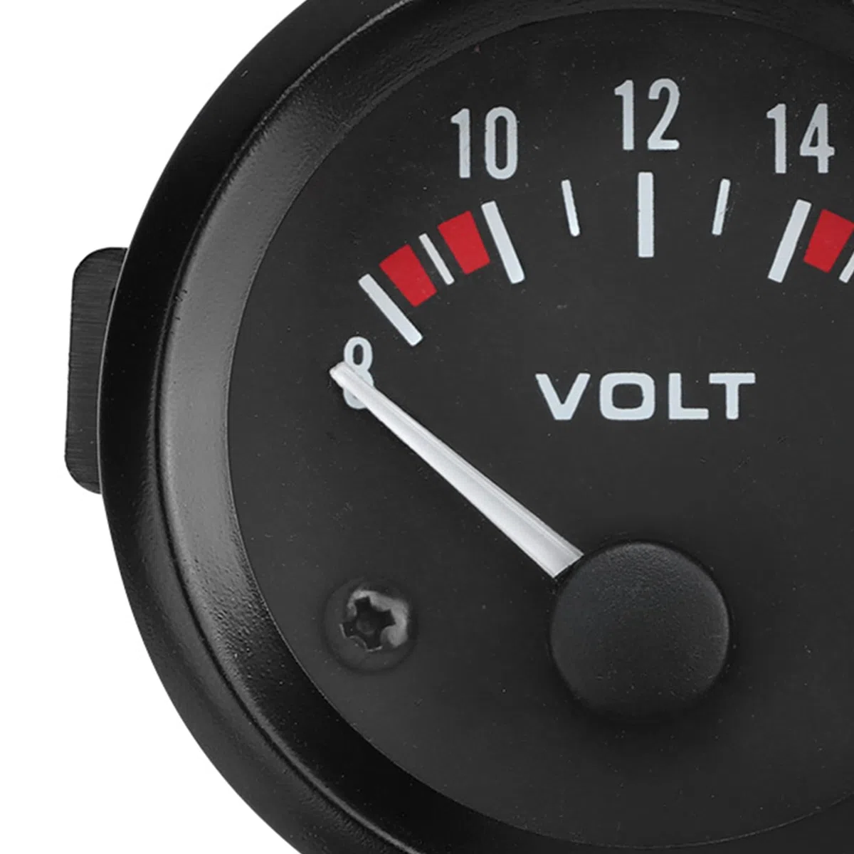 aqxreight de Voltaje para Coche 52mm Medidor de Voltaje 8 16V BX100007 Compatible con la Mayoría de Vehículos Indicador Preciso de Batería y Eléctrico