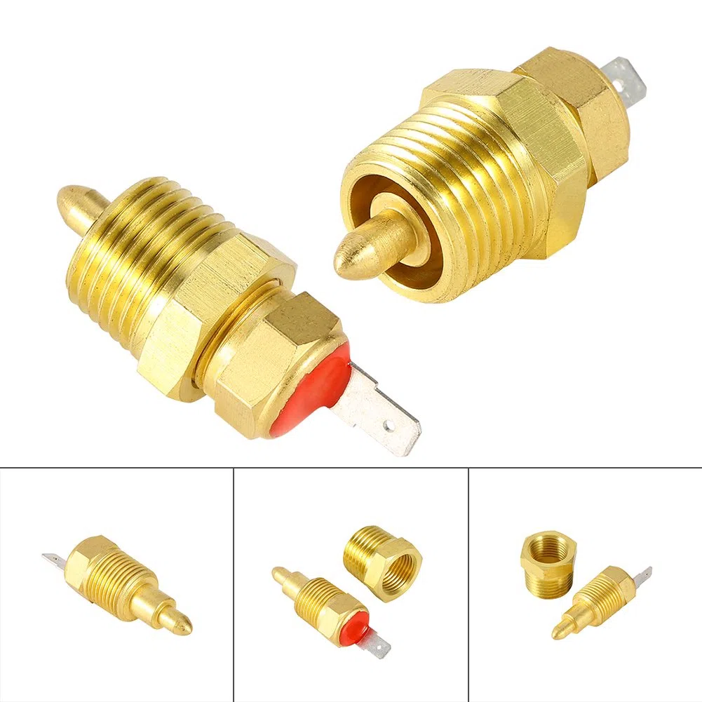 Interruptor de temperatura, Precisión 185-175°C con rosca de tubo Termostato para ventilador de enfriamiento for mecánicos y sistemas automotrices industriales
