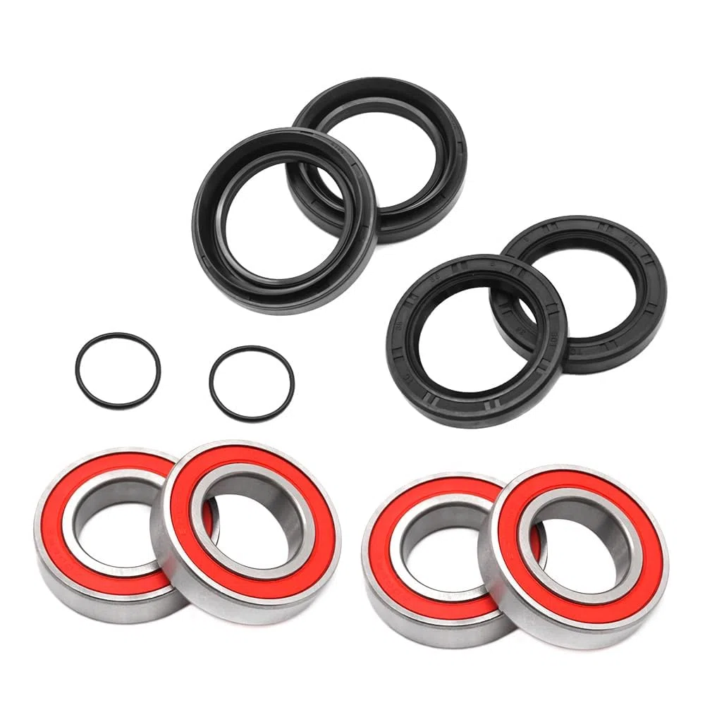 Rodamientos y sellos de rueda delantera apto para Yama-ha Big Bear 350 400 Grizzly 350 400 450 Kodiak 400 450 Wolverine 350 450 Rhino 450 660 700