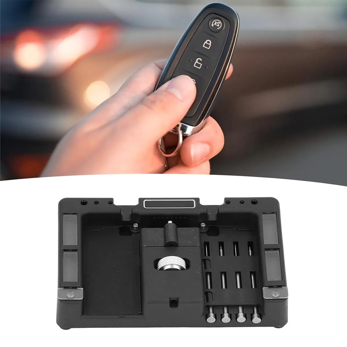 Juego De Extractores De Pasadores De Llave Plegables, Extractor Ajustable Para Llave Remota Plegable De Coche.