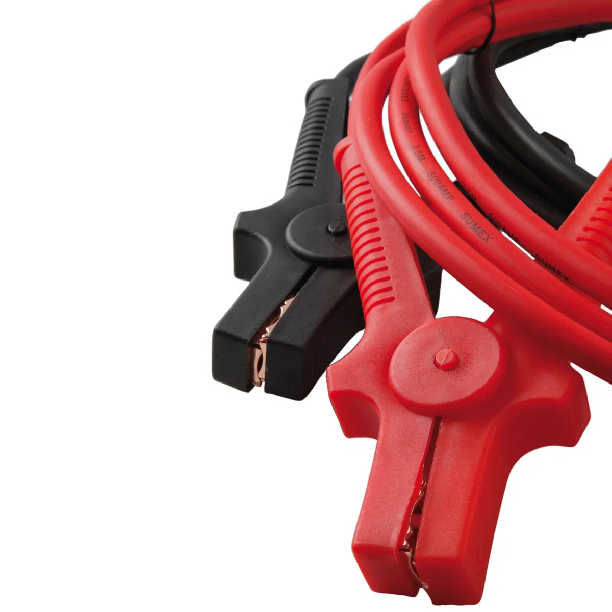 S SUMEX Cables Arranque Coche 200A 3m Pinzas Batería 16 mm Cables Emergencia para Batería Coche Bolsa Transporte GS TÜV