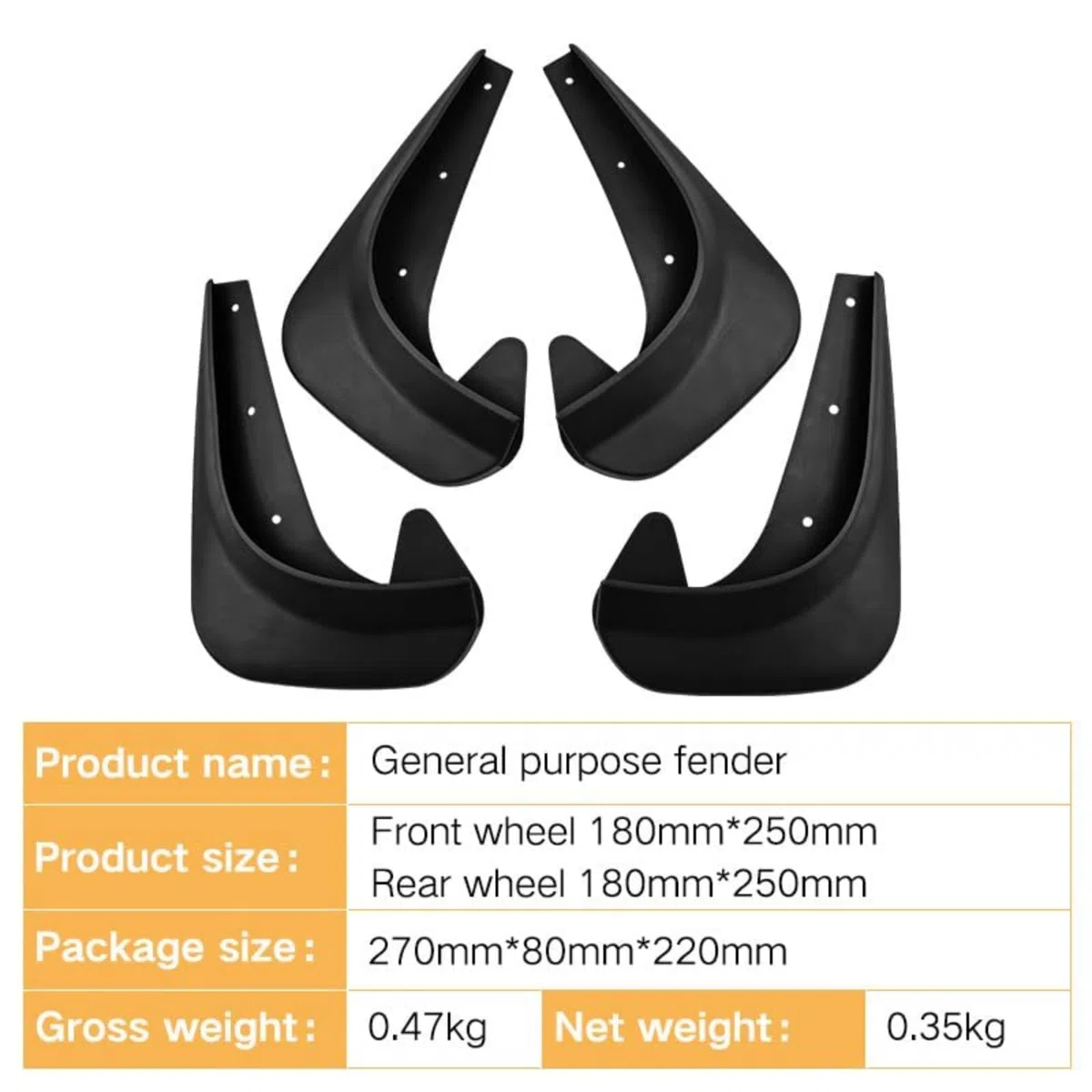 para Renault Rafale Hybrid 2024 2025 2026 Faldillas Antibarro, Guardabarros Delanteros y Traseros de PP Flexible, Kit de 4 Piezas con Tornillos de Montaje