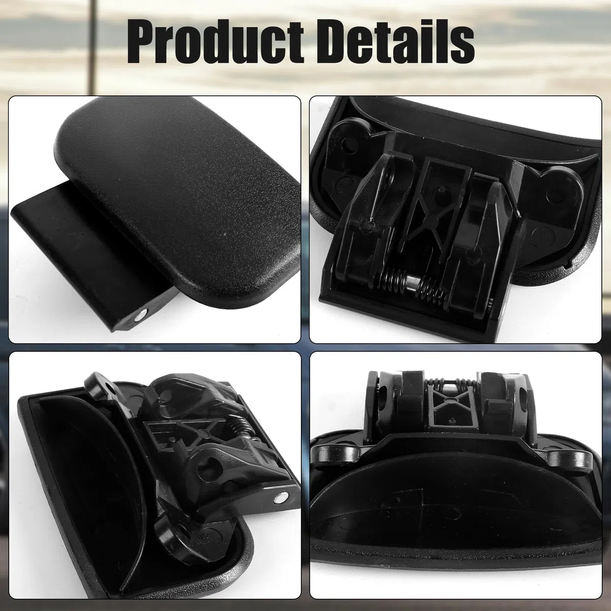 Manija de la Puerta Lateral Exterior Compatible con Citroen Berlingo Primera Generación M49 1996-2008 Saxo 1996-2003 ZX 1991-1998 Manija del Automóvil Compatible con Peugeot Partner 1996-2008 106 9101